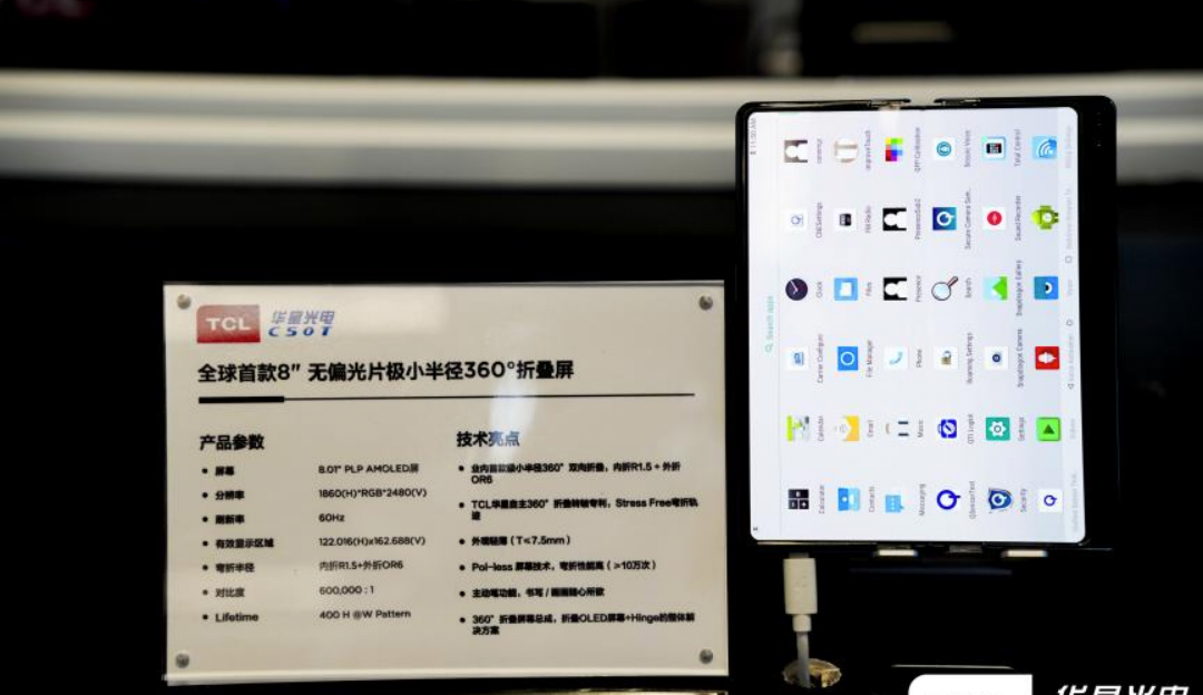  TCL CSOT wedge hinge patent adds new impetus to the develop
