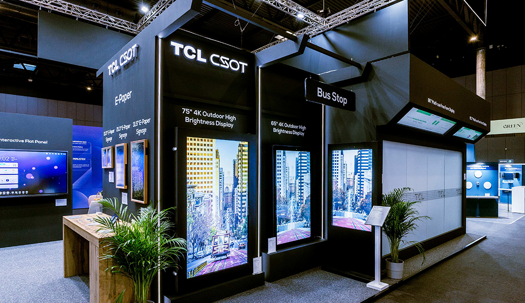 TCL CSOT Showcases Advanced Commercial Display Solutions at 